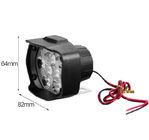 9Bead Sharp Eye Motorcycle Auxiliary Lights, 3030 LED Motorcycle Driving Lights