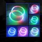วงแหวน LED Halo สีสันสดใสอัตโนมัติ RGB สำหรับไฟหน้า, ไฟ LED Angel Eyes 95 มม