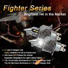 ไฟหน้า LED Fighter 70W, หลอดไฟ LED 3900lm H4 สำหรับรถจักรยานยนต์