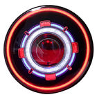 7 นิ้วรอบ LED Demon Eye Halo ไฟหน้าสำหรับ Jeep Wrangler