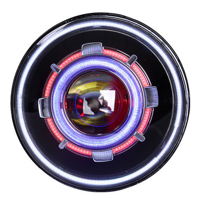 7 นิ้วรอบ LED Demon Eye Halo ไฟหน้าสำหรับ Jeep Wrangler